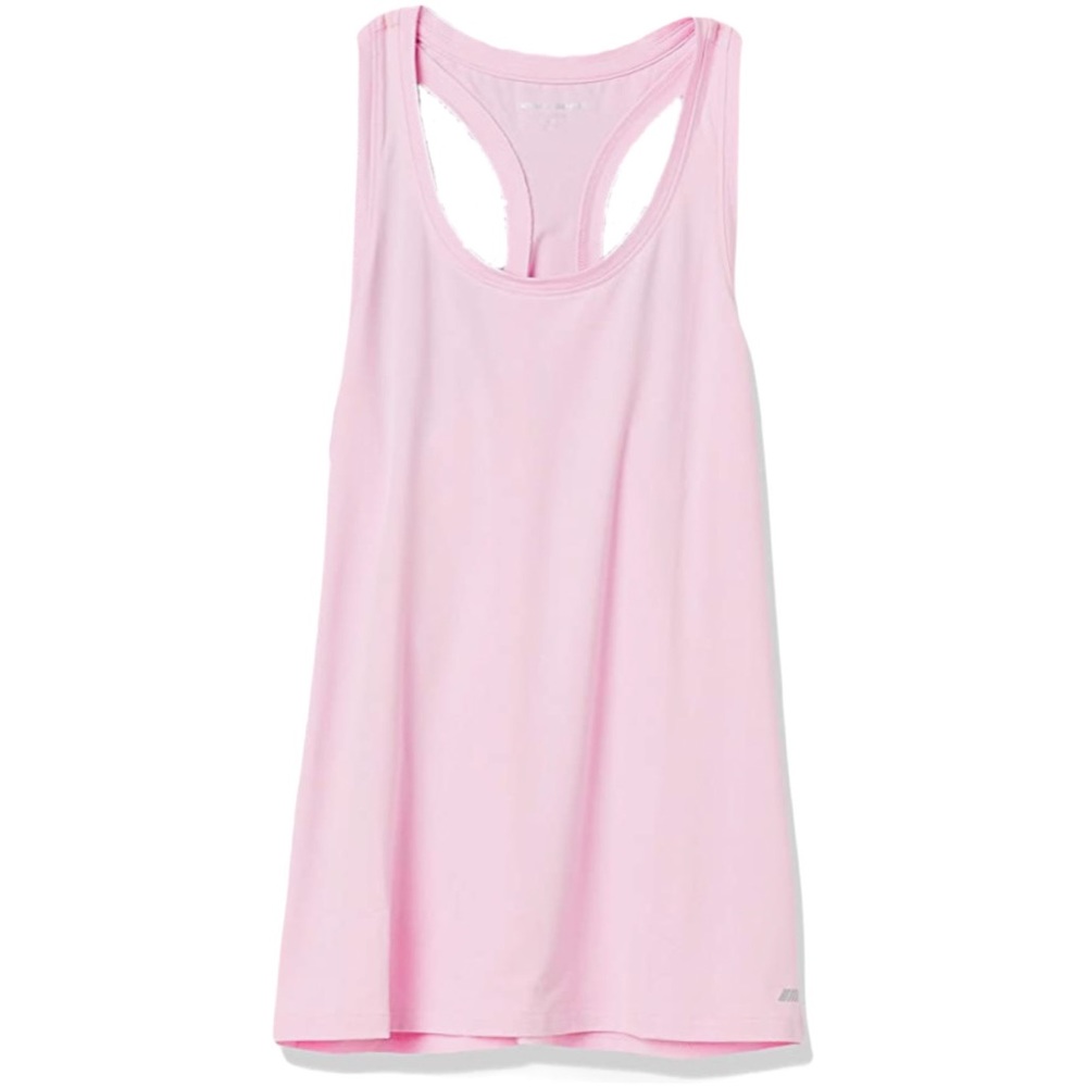 NEW AMAZON ESSENTIALS ACTIVE RACERBACK TANK TOP - LIGHT PINK - SMALL